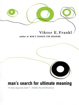 cover image of Man's Search For Ultimate Meaning